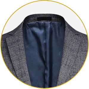 A felt-lined color is soft to the touch and let's your jacket double for outerwear when  nights turn cold.