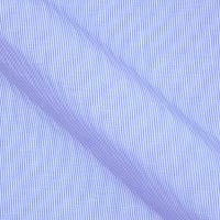 Wrinkle Free Egyptian Cotton in tight stripes
