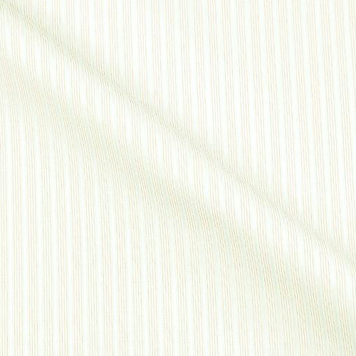 Luxury Silver Satin Cotton with Soft Continental Stripes