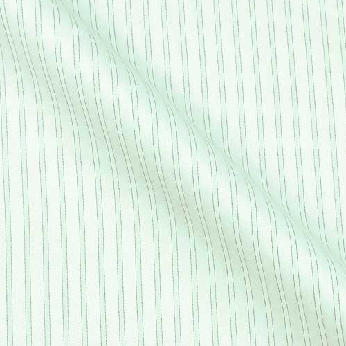 Luxury Sea Island Cotton with alternating subtle Stripes and Herringbone