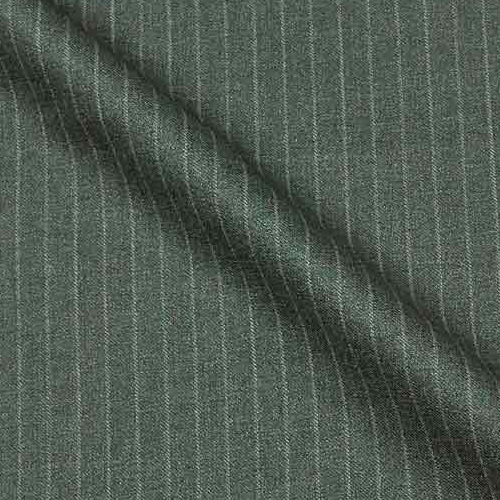 Luxury 120s Cashmere Wool in 1/2 inch Chalk Stripe