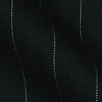 120s Italian super wool blend in pinstripes