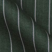 Super Fine 140 s Italian Wool & Cashmere From The Grand-Heritage By Luigi Vittorio in Bold Rose Stripe
