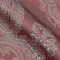 Washable Silk Satin Light Weight in Oriental Paisley