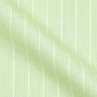 Cotton Blend Fabric With Stripes