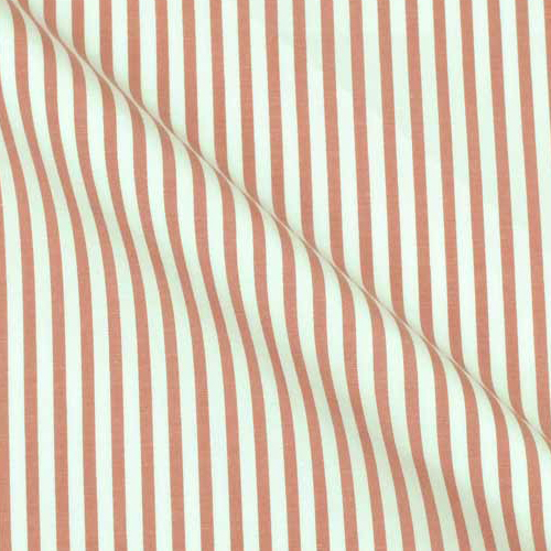 Super Pure Cotton Stripe on White from Italy
