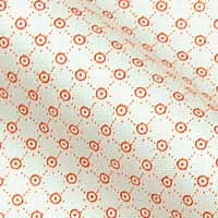 Pure Egyptian Cotton Fabric in Atomic Dots