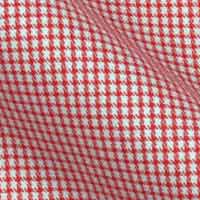 Pure Cotton Broadcloth in Modern Micro Tattersall Checks on white