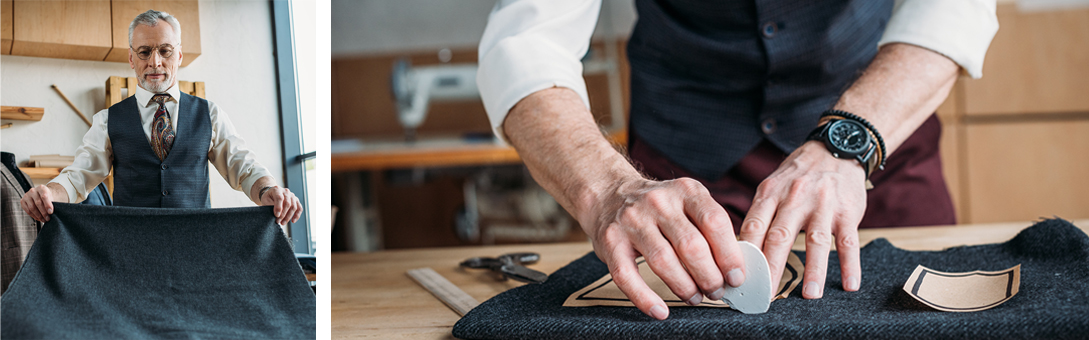 Suit hand tailored and made to measure funeral suit