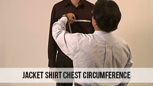 Jacket shirt chest circumference