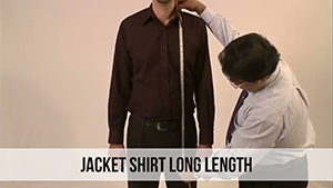 Jacket shirt long length