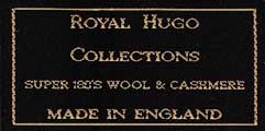 See our  Heritage Gold and Men's Designer collections for custom suits in super180'S wool and cashmere by ROYAL HUGO, Made in England