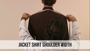 jacket shirt shoulder width