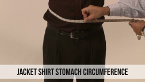 jacket shirt stomach circumference