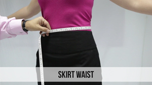 skirt waist woman