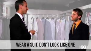 wear a suit dont look like one