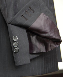 mens suit working cuff