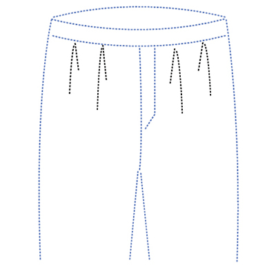 structure morning suit pants pleats