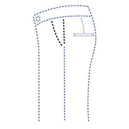 structure pants pockets