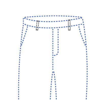 structure pants waistband