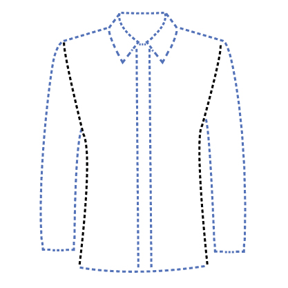 structure shirt cut