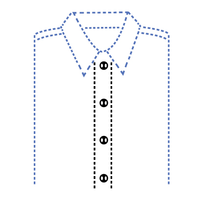 structure shirt front