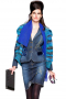 Handmade ace jackets with ravishing embroidered sleeves and hand pressed notch lapels. Stunning upper welt pocket and two lower pockets with flaps. Cute flapped ticket pocket above the lower right pocket. Standard tapered waist plays up curves. Suit skirts with center vent on the back and a concealed front zipper offer fashionable dappers a remarkable formal look. Standard waistband with belt loops make these skirts a comfortable regular office wear. Customize these hand tailored skirt suits in wool and or cotton.