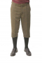 Stylishly tailored low waist cashmere golf pants with a flat front, on-seam pockets, a zipper fly, and turned up cuffs.