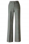 Bootcut formal pants flashing two horizontal front pockets and a concealed front zipper to close. These made-to-measure high waist gray pants with flare legs and extended belt loops look stunning when worn with button down custom shirts and ultra slim suit vests with blazers.