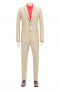A salmon classic for fashion-forward men. This suit features a custom-tailored single breasted two button suit jacket with pressed notch lapels and high waisted flat front suit pants with skillfully hand sewed cuff hems.