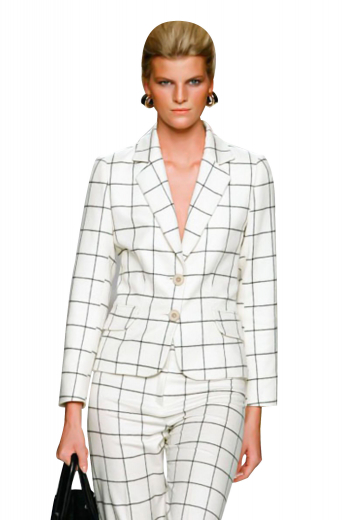 These striped pant suits, with slim jackets and full length pants, are trendy formal wears. Custom-made jackets, purposeful for wedding parties and formal official gatherings, flash hand molded shoulders, two front closure buttons, notch lapels and two lower flapped pockets. Bootcut casual slim pants with flat fronts, belt loops and a zipper fly on the front for closure, are very comfortable and can be used as everyday office wears.