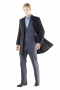 Refined, straightforward, and easily adaptable, this fit overcoat gives any seasonal getup a touch of easygoing elegance. This custom made coat features 3 Buttons, placket front, side pockets, and a notched lapel.