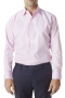 Men classic regular fit no pocket mens dress shirt with Ainsley collar and Barrel cuffs