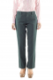 Snug fit dark green pants with front slash pockets and a front zipper fly accompanied with buttons on the waistband for closure. Can be worn with custom vests, suit blazers and shirts for a casual office look. Handmade with wool and or cashmere, these sexy pants can also be made wrinkle free.