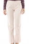 Stunning off-white pants with reverse double pleats and vertical pockets. Snug fit with a zipper fly and a buttoned waistband for front closure, these handmade pants put to view beautifully hand sewn hems and cuffs. They can be styled with custom shirts and vests.