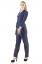 With short length jackets and full length pants, these handmade navy blue pant suits are latest trending formals. Figure flattering slim jackets have two front buttons, flapped lower pockets and hand molded shoulders. Bootcut pants with beauteous flare legs and slash pockets put to view two buttons with hooks on the waistband and a zip fly for secure closure.