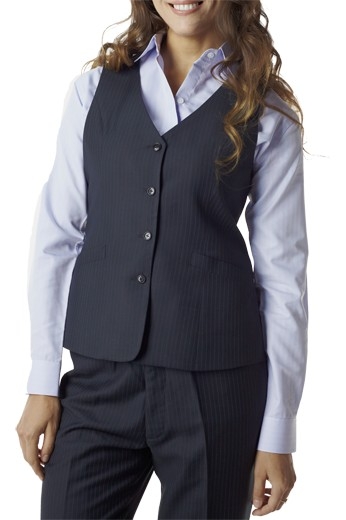 These scintillating striped navy blue custom made vests are comfortable office wears with made to measure adjustable back buckles. With four front closure buttons and welted lower pockets, these handmade beauties are perfect for fashionistas. You can order them in wrinkle proof fabrics.