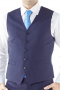Perfectly suited for layering or simply for showing off over a crisp white shirt and tie, this blue 5-button made to order waistcoat is made from a soft wool blend, and features a single-breasted design, tailored high gorge, welted pockets and bespoke adjustable back strap.