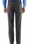 Custom Made Men's Black Pants and Trousers in wrinkle free machine washable wool blend featuring flat front pleat design, four pockets including two classic back pockets and two front slash pockets. This pair of smart yet bespoke formal pants easily flirt with elegance and gives a comfortable standard fit.

