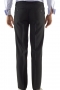 In a classically elegant black is this luxury Italian wool and cashmere men’s suit pants with a made to measure standard fit cut, a custom tailored classic two-point button closure, four pockets including two back pockets, zipper fly and two bespoke elegant front slash pockets. This pair of low waist pants is a staple must-have for any man.