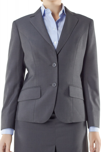 Sexy slim cut long tailored jackets for parties and formal events like graduation and job interviews. With tailor made two front buttons to close, these handmade gray jackets flaunt two made to order lower pockets with flaps. Made with wool, these bespoke formal blazers are wrinkle proof.