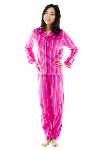 Style no.15728 - Super cute bespoke cotton pyjamas with full length pants and custom made loose shirts with Ainsley collars. Loose fit pants are a blend of comfort and style. Handmade elastic waistbands and tailored flat fronts offer all day comfort and made to measure hand sewn cuffs and hems look super stylish.