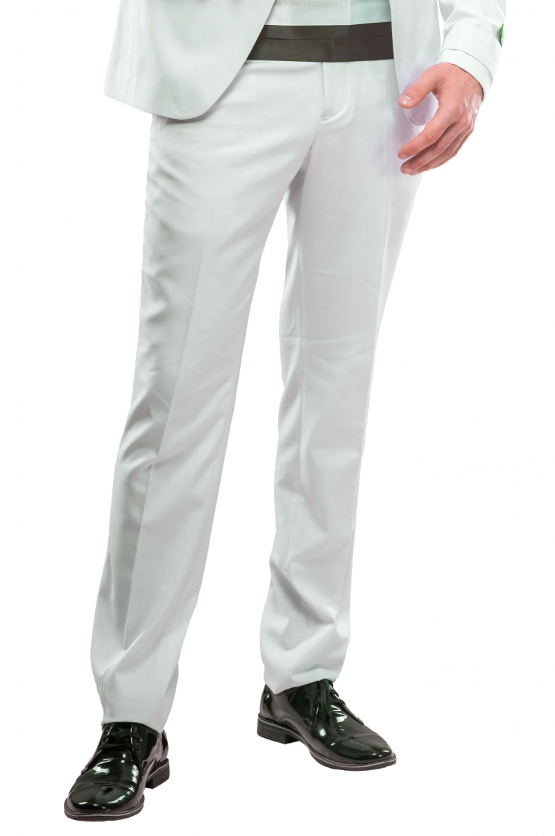 Mens skillfully tailor made ivory pants