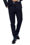These iconic mens custom made dress pants in English Wool have a flat front and a standard 2 point button and hook closure. These mens tailor made navy blue dress pants also feature 2 front slash pockets, 2 back pockets, and hand sewn cuff hems. You can buy these mens bespoke slim fit navy blue dress pants at My Custom Tailor at super affordable rates to update your wardrobe of luxurious bespoke formals. 