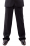 These exquisite mens handmade cashmere wool black dress pants are perfect office wear for interviews, meetings, and corporate events. These mens custom made black dress pants have a flat front, 2 front slash pockets, and 1 back pocket on the right with button and loop. These mens bespoke flat front black pants also feature stunning hand sewn cuffs hems and comfortable belt loops. You can buy these mens bespoke black dress pants in cashmere wool at My Custom Tailor to experience luxury that you can afford.