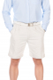 These mens handmade white golf shorts in cotton are super comfortable and elegantly designed to display 2 front slash pockets and 2 back pockets. With iconic reverse double pleats on the front and extended belt loops, these mens tailor made slim fit shorts also feature 1.5 inch turned up cuffs at the bottom. These mens made to order cotton shorts also feature a 2 point button and hook closure and a zipper fly. You can buy stunning mens bespoke white golf shorts at My Custom Tailor at affordable rates.