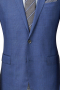 This must buy ideal formal mens bespoke blazer in cadet blue is a tantalising fashion setter woven with cashmere wool of the highest quality. This made to order jacket is a rare classic with extra comfortable softness of cashmere and a slim cut fitting to fit all your needs. It is breathable and features fantastically done notch lapels, two lower pockets with flaps, and one upper welt pocket. It is a single breasted corporate wear that will make you look no less than a man in style. 