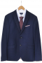 These men's dark blue sailor-inspired blazer are tailor made in a fine wool and tweed and cut to a slim fit, featuring single breasted button closure and notch lapels. 