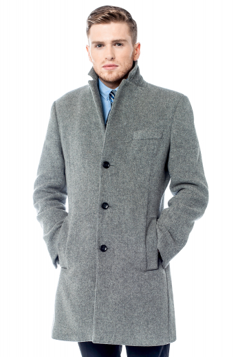 Men's Silver Grey Custom Made Coat