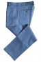 This men's blue trouser is tailor made in a fine wool blend and cut to a slim fit, featuring slash pockets and a flat front pleat. It is a fashionable option for your everyday wardrobe!